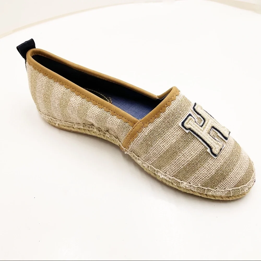 🆕 {Tommy Hilfiger} Logo Embellished Espadrilles